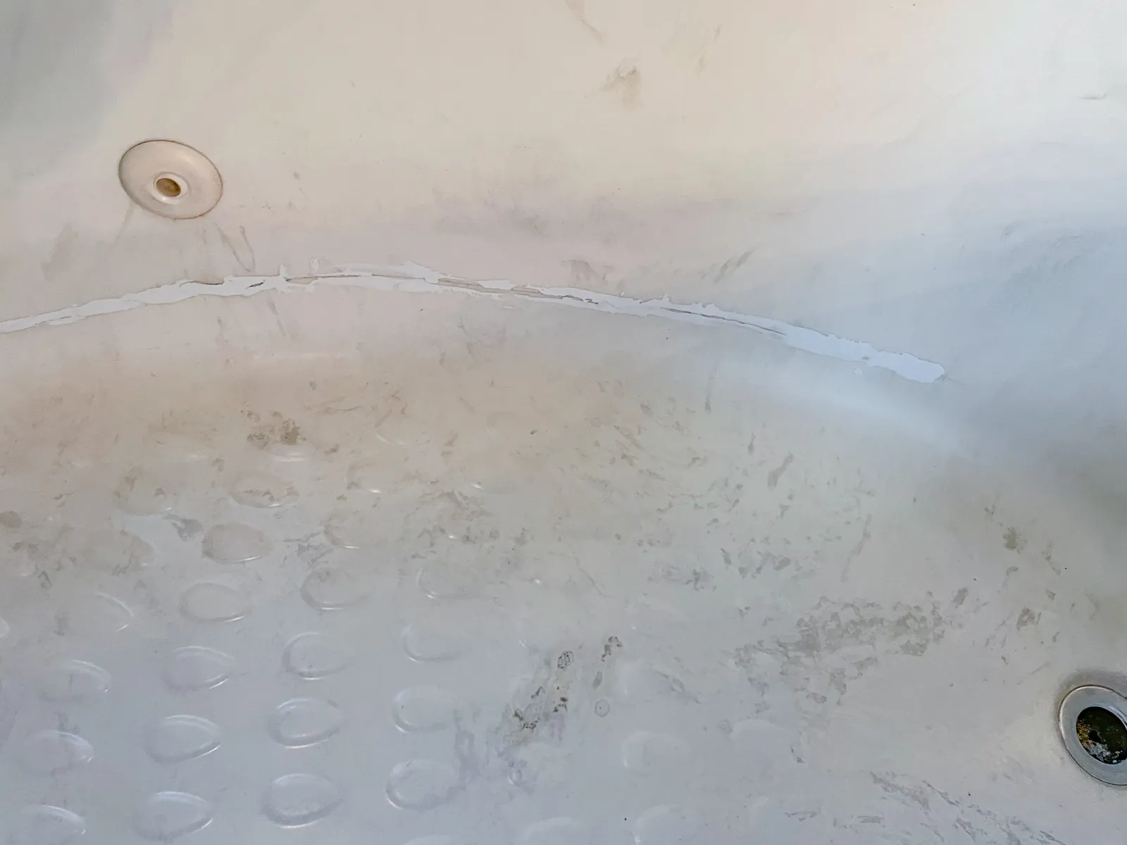 Second jet fitting showing buildup inside the line