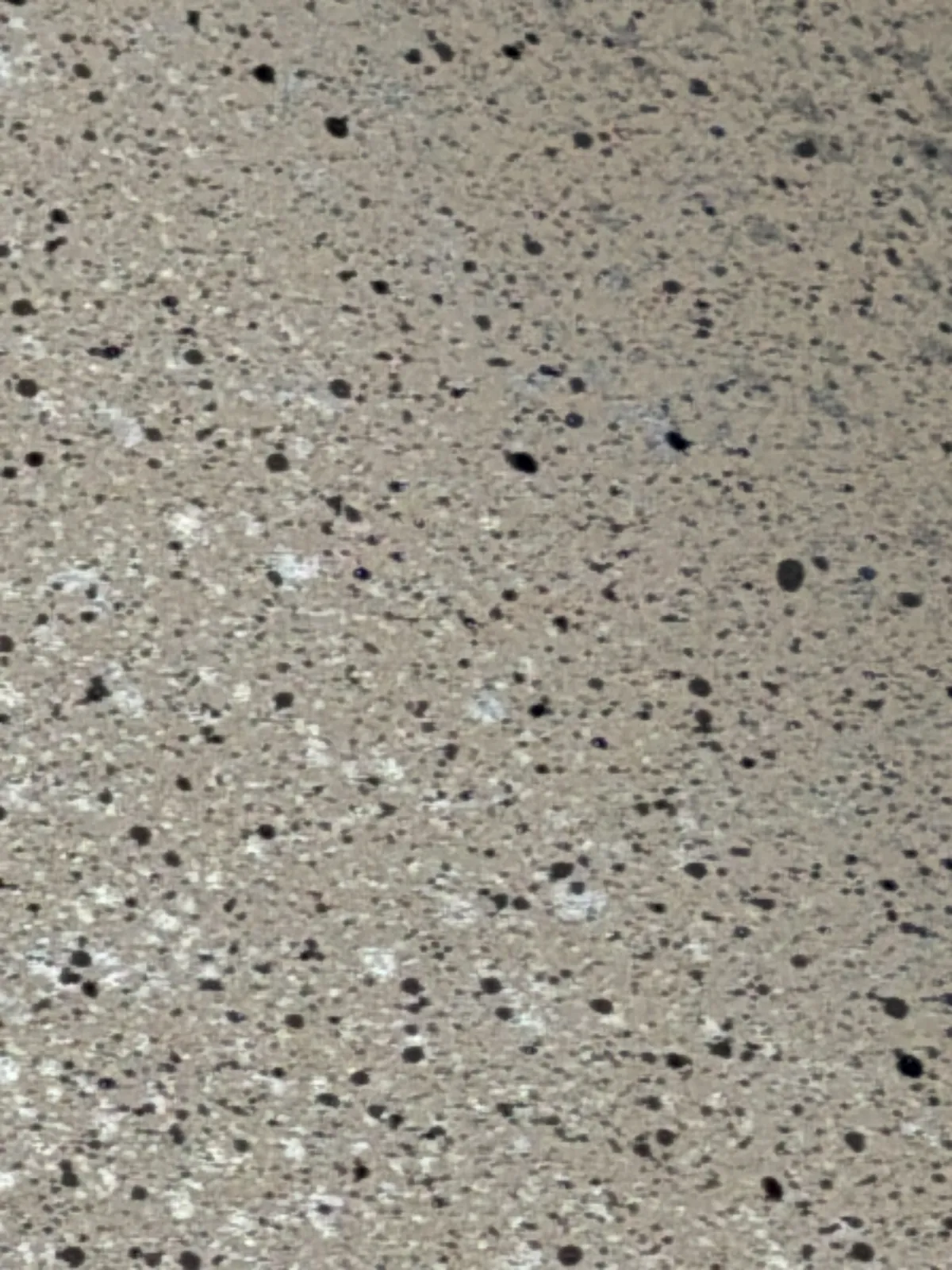 Close-up of a multispec stone finish